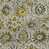 5' X 8' Pewter Gold And Gray Floral Washable Area Rug With UV Protection