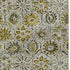 5' X 8' Pewter Gold And Gray Floral Washable Area Rug With UV Protection