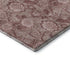 5' X 8' Blush And Pink Floral Washable Area Rug With UV Protection