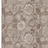 5' X 8' Brown And Taupe Floral Washable Area Rug With UV Protection