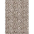 8' X 10' Brown And Taupe Floral Washable Area Rug With UV Protection