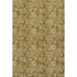 5' X 8' Coffee And Beige Floral Washable Area Rug With UV Protection