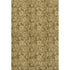 9' X 12' Coffee And Beige Floral Washable Area Rug With UV Protection