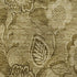9' X 12' Coffee And Beige Floral Washable Area Rug With UV Protection