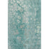 8' X 10' Aqua Gray And Silver Abstract Washable Area Rug With UV Protection