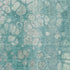 8' X 10' Aqua Gray And Silver Abstract Washable Area Rug With UV Protection