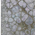 5' X 8' Brown Blue And Gray Abstract Washable Area Rug With UV Protection