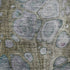 8' Brown Blue And Gray Abstract Washable Round Rug With UV Protection