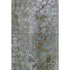8' X 10' Brown Blue And Gray Abstract Washable Area Rug With UV Protection