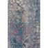 8' X 10' Teal Plum And Beige Abstract Washable Area Rug With UV Protection