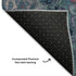 8' X 10' Teal Plum And Beige Abstract Washable Area Rug With UV Protection