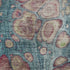 8' X 10' Teal Plum And Beige Abstract Washable Area Rug With UV Protection