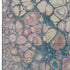 8' X 10' Teal Plum And Beige Abstract Washable Area Rug With UV Protection