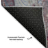 5' X 8' Blue Purple And Green Abstract Washable Area Rug With UV Protection
