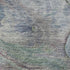5' X 8' Blue Purple And Green Abstract Washable Area Rug With UV Protection