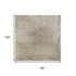8' X 10' Salmon And Lavender Abstract Washable Area Rug With UV Protection