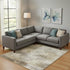 9' X 12' Salmon And Lavender Abstract Washable Area Rug With UV Protection