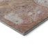 9' X 12' Salmon And Lavender Abstract Washable Area Rug With UV Protection