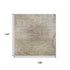 9' X 12' Salmon And Lavender Abstract Washable Area Rug With UV Protection