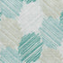 8' X 10' Teal Ivory And Gray Geometric Washable Area Rug With UV Protection