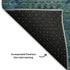 5' X 8' Blue And Sky Blue Abstract Geometric Washable Area Rug With UV Protection