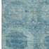5' X 8' Blue And Sky Blue Abstract Geometric Washable Area Rug With UV Protection