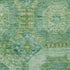 5' X 8' Emerald And Green Abstract Geometric Washable Area Rug With UV Protection