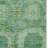 5' X 8' Emerald And Green Abstract Geometric Washable Area Rug With UV Protection