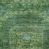 8' Emerald And Green Abstract Geometric Washable Round Rug With UV Protection