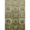 5' X 8' Gold Beige And Brown Abstract Geometric Washable Area Rug With UV Protection