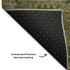5' X 8' Gold Beige And Brown Abstract Geometric Washable Area Rug With UV Protection