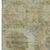 5' X 8' Gold Beige And Brown Abstract Geometric Washable Area Rug With UV Protection