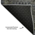 5' X 8' Coffee And Gray Abstract Geometric Washable Area Rug With UV Protection