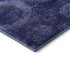 8' Purple And Lavender Abstract Geometric Washable Round Rug With UV Protection