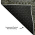 8' X 10' Pewter Gray And Beige Abstract Geometric Washable Area Rug With UV Protection