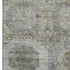 8' X 10' Pewter Gray And Beige Abstract Geometric Washable Area Rug With UV Protection