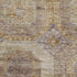 9' X 12' Rust Brown And Beige Abstract Geometric Washable Area Rug With UV Protection