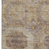9' X 12' Rust Brown And Beige Abstract Geometric Washable Area Rug With UV Protection