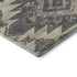 5' X 8' Beige Charcoal And Gray Tribal Washable Area Rug With UV Protection