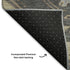 9' X 12' Beige Charcoal And Gray Tribal Washable Area Rug With UV Protection