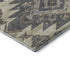 9' X 12' Beige Charcoal And Gray Tribal Washable Area Rug With UV Protection
