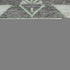 5' X 8' Mint Green Charcoal And Gray Tribal Washable Area Rug With UV Protection