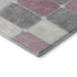 5' X 8' Blush Gray And Silver Geometric Washable Area Rug With UV Protection