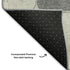 8' Gold Gray And Ivory Geometric Washable Round Rug With UV Protection