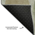 5' X 8' Beige Charcoal And Green Geometric Washable Area Rug With UV Protection