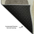 5' X 8' Ivory Charcoal And Beige Geometric Washable Area Rug With UV Protection