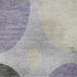 9' X 12' Lavender Charcoal And Ivory Geometric Washable Area Rug With UV Protection
