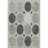 9' X 12' Sage Charcoal And Ivory Geometric Washable Area Rug With UV Protection