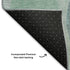 8' X 10' Teal Charcoal And Beige Geometric Washable Area Rug With UV Protection