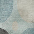 8' X 10' Teal Charcoal And Beige Geometric Washable Area Rug With UV Protection
